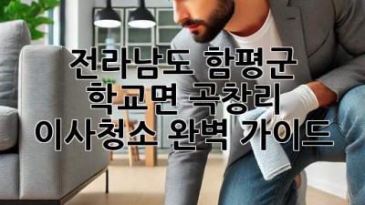 전라남도 함평군 학교면 곡창리 이사청소 완벽 가이드